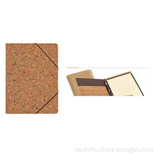Boshiho eco-friendly natural brown cork file folder